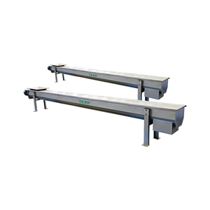 Ss304 Durable en forma de U Tratamiento de aguas residuales Eliminación Horizontal Vuelo único Máquina transportadora de tornillo sin eje para <span class=keywords><strong>WTP</strong></span> - Product Image 1