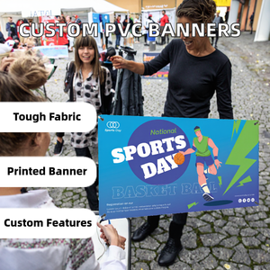 工厂批发 PVC 柔性横幅卷材 定制印刷 企业促销活动使用 定制尺寸 - Product Image 4