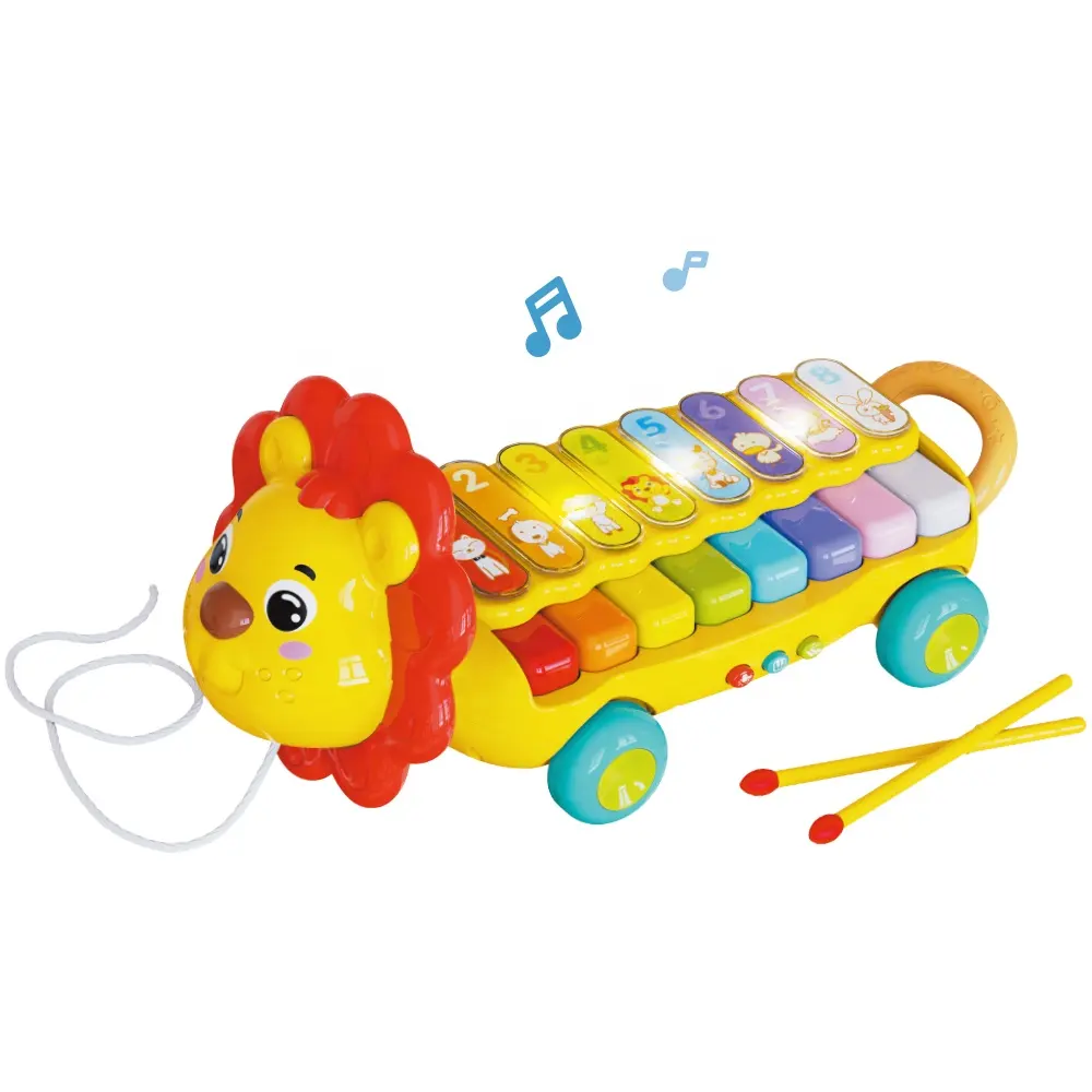 3-in-1 müzikal aktivite bebek haddeleme ksilofon klavye piyano elektrikli müzik oyuncaklar çocuklar için