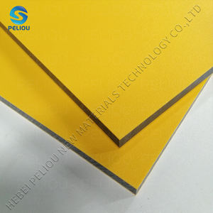 Hoja de textura de plástico HDPE Paneles sándwich Polietileno HDPE Hoja de doble color - Product Image 2