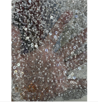 Dentelle africaine lourde de luxe en gros, dernière collection, avec des paillettes de haute qualité, dentelle creuse pour robe de mariée