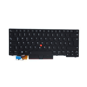 5N20V44059 คีย์บอร์ดสำหรับ Lenovo ThinkPad T14 Gen 1 P14s Gen 1 DE Layout Backlit Mouse Stick สีดำด้านชิคเล็ตเปลี่ยน - Product Image 1