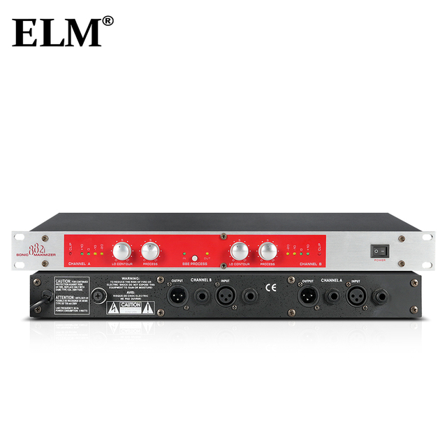 882I Professional Audio Exciter Sound Maximizer Vocal Processor for KTV Karaoke Stage Live DJ Audio Equipment