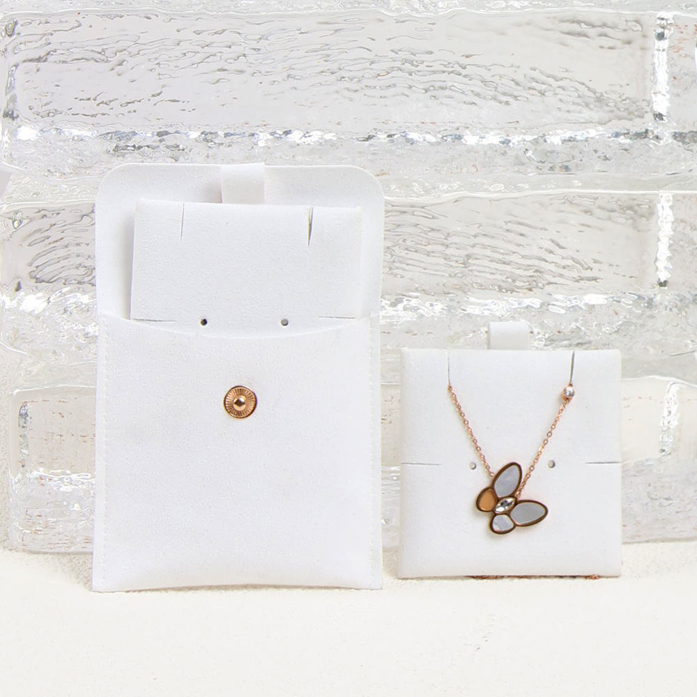 Pure White snap pouch