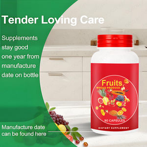 Forme galénique OEM nature bonbons gommeux Vitamines pour adultes Capsules de complément alimentaire entier avec mélange de fruits et légumes Suppléments à base de plantes - Product Image 4