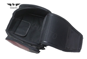 Para Yamaha YZF-R1 <span class=keywords><strong>MT</strong></span>- <span class=keywords><strong>09</strong></span> 07 Niken GT <span class=keywords><strong>V</strong></span> Star Tenere 700 motocicleta de viaje de cuero bolsa de Sissy Bar bolsa Rack asiento contenedor - Product Image 3