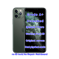 Venta al Por Mayor de iPhone 11 Pro Usados y Desbloqueados, 64GB, Verde, OLED, Face ID, Chip A13 Bionic, Cámara Triple de 12MP, Precio de Fábrica