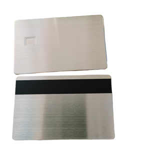 Tarjetas de Crédito Metálicas Personalizadas con Banda Magnética, Grabado Láser de Lujo, Tecnología NFC, Mini Etiqueta con Chip 1K - Product Image 1