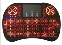 Mini Teclado Inalámbrico I8 con Retroiluminación, Touchpad de 2.4GHz, Control Remoto con Función de Ratón para TV Box y Mini PC
