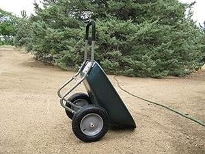 경쟁 도구 카트 두 바퀴 수레 손 풀 덤프 쉬운 사용 - Product Image 6