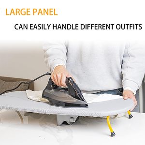 Gấp <span class=keywords><strong>Tabletop</strong></span> Mini Bàn ủi với sắt chủ Wall Mount lưới thép tiết kiệm không gian với thuận tiện treo móc cho phòng giặt - Product Image 3