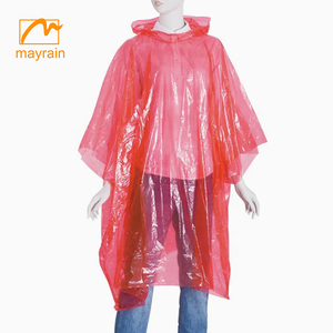 <strong>Customized</strong> Lightweight Disposable PE <strong>Raincoat</strong> Clear Single-Person Portable Rainwear for Camping Waterproof Plastic <strong>Raincoat</strong> - Product Image 2