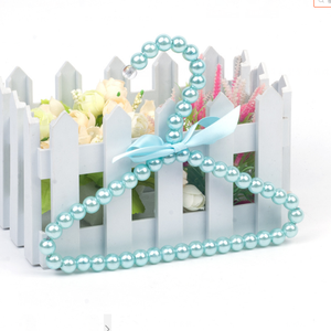 Оптовая продажа, дизайнерские вешалки для одежды собак с бантом, жемчужные вешалки для собак - Product Image 3