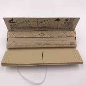 Carnet de papier à rouler non blanchi imprimé sur mesure, avec gomme arabique naturelle et fermeture à élastique, format King Size Slim, en pâte de bois pour - Product Image 6