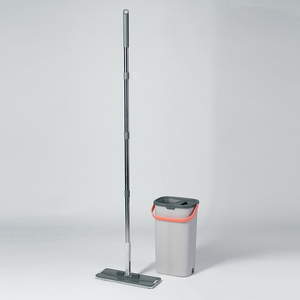 Hospital Polyester Flat Mop Head <b>with</b> Electric <b>Handle</b> 50cm Microfiber Mop for Home Use Free Sample Box Packing - Product Image 2