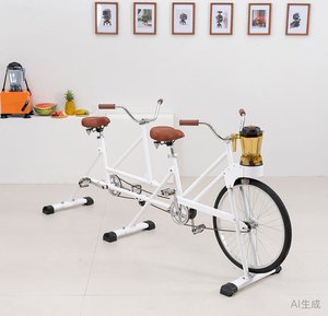 EXI 2026 Extracteur <span class=keywords><strong>de</strong></span> jus et smoothies amusant, Vélo tandem 2 places pour machine à jus <span class=keywords><strong>de</strong></span> fruits et légumes - Product Image 5