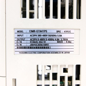 Variador de Frecuencia Industrial CIMR G7A41P5 G7 Original para Control de Motores y Automatización - Product Image 2