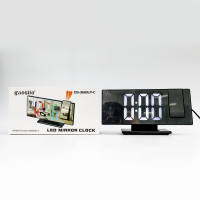 Vente d'usine - Horloge numérique LED créative, grand écran miroir LED, affichage grand format, horloge de bureau électronique