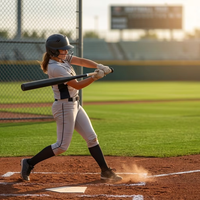 Bâton de softball en fibre de carbone en 2 parties, longueur de barillet personnalisée USSSA 34 pouces, bâton composite pour l'entraînement et la compétition