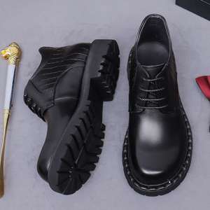 Zapatos Casuales de Terciopelo de Alta Calidad para Hombre, Diseño Personalizado al por Mayor, para Caballeros, Oficina, Carrera, Otoño, Aumentan la Estatura - Product Image 4