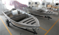 Fabricant de bateaux en aluminium de 20 pieds kit de mini bateau à réaction en aluminium bateau en aluminium à fond triple V