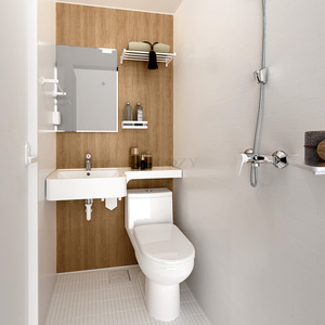 Design moderne Nettoyage facile Dosettes de salle de bain préfabriquées Unités tout-en-un avec salle de <span class=keywords><strong>douche</strong></span> BUL1014 - Product Image 1