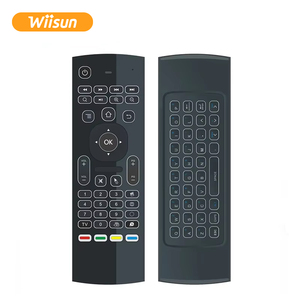 MX3 Air Mouse <span class=keywords><strong>Remote</strong></span> Lampu Latar LED 2.4G <span class=keywords><strong>Remote</strong></span> Kontrol Nirkabel Diaktifkan dengan Suara MX3 untuk PC/TV BOX <span class=keywords><strong>Mini</strong></span> Keyboard Wiisun - Product Image 3