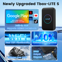 Carlinkit Lite Mini Pro, Reproductor Inalámbrico de Música Youtub, Dongle Car Play, TV Box con IA, 32 GB, Android Auto, Adaptador USB HDMI Carplay