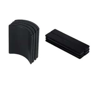 Wholesale Custom Waterproof Black Rubber Coated Round Neodymium Magnets Sintered N52 Neodymium Magnets