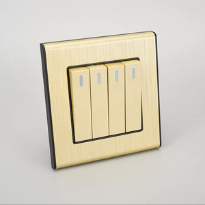 Prises et interrupteurs britanniques, tableau électrique mural avec prise USB, interrupteurs à 2, 3, 4 voies et interrupteurs lumineux CE - Product Image 1