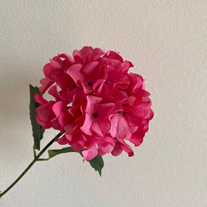 人造花批发豪华大号白色绿色粉色蓝色真花触感丝绸人造花绣球花婚礼用 - Product Image 3