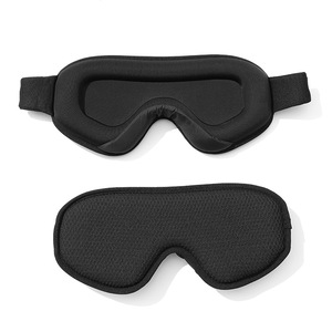 Masque de sommeil 3D ergonomique sans pression sur les yeux, bandeau occultant <span class=keywords><strong>pour</strong></span> <span class=keywords><strong>yoga</strong></span>, voyage, sieste, masque de sommeil 100 % anti-lumière avec sangle réglable - Product Image 2