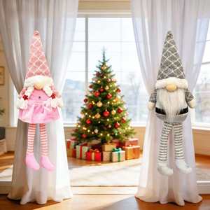 Gnomos Navideños Decorativos para Cortinas, con Hebilla, de Peluche, sin Rostro, para Decoración del Hogar - Product Image 4