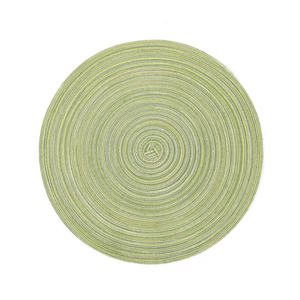 Venta al por mayor Individuales Para Comedor Azul Mantel Individual Redondo Trenzado Tejido Manteles Individuales Redondos Juego De Mesa Rond - Product Image 6