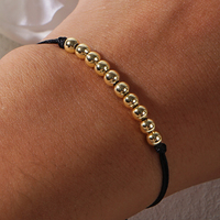 2024 nouveaux bijoux fabriqués à la main avec de minuscules perles de cuivre minimaliste souhait à la mode bracelets pour femmes pour les adolescents