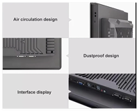 PC industriel embarqué sans ventilateur, écran tactile 10 12 15 17 19 pouces, Android Windows, étanche IP65