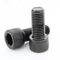 Nouveaux Vis et boulons hexagonaux métriques en acier au carbone PANQI LS820 personnalisés, classe 12.9, oxyde noir, vente en gros