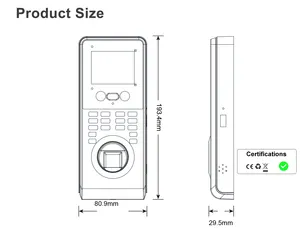 クラウドベースの3D顔認識ドアロックアクセス制御システム