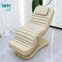 Table de massage électrique réglable minimaliste pour salon de beauté, spa médical, podologie, esthétique et tatouage