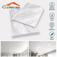 Panneaux de plafond en PVC durables, légers, imperméables et décoratifs pour la décoration intérieure de la maison