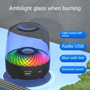 Altavoces Amplificadores de Sonido Portátiles Inteligentes con Luz LED RGB Colorida, de Acrílico Transparente PMMA, para Juegos <span class=keywords><strong>Devia</strong></span> - Product Image 5
