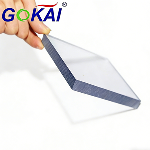 Toitures de serre anti-UV extérieures incassables en polycarbonate solide, panneaux en plastique PC - Product Image 2