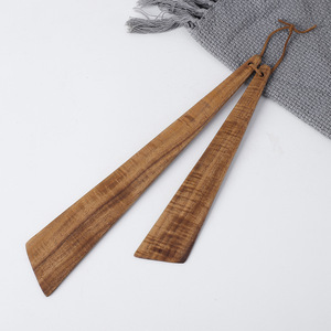 ชุดตะหลิวไม้สักธรรมชาติสีน้ำตาลขนาด 12 นิ้ว ยี่ห้อ Natura สำหรับทำอาหาร 2 ชิ้น ตะหลิวขนาดเล็กสำหรับผัดอาหาร - Product Image 1