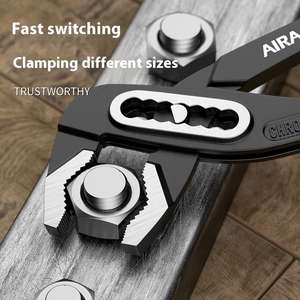 Alicates de Bomba Multifuncionales de Acero al Carbono de Grado Industrial de 8 Pulgadas con Mordaza Serrada de Liberación Rápida y Mango de PVC Personalizable para Corte - Product Image 3