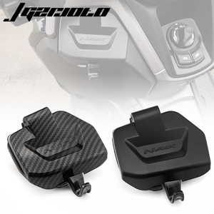 YAMAHA <span class=keywords><strong>nMax</strong></span> อุปกรณ์เสริมมอเตอร์ไซค์กล่องเก็บของด้านหน้ากล่องเครื่องมือฝาครอบตกแต่งกันฝุ่นฝาครอบกล่องถุงมือสำหรับ V3 - Product Image 1