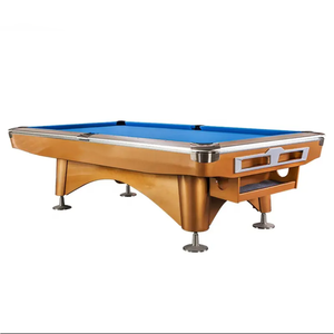 Table de <span class=keywords><strong>billard</strong></span> américaine haut de gamme et élégante avec coussin en ardoise et poches en cuir, <span class=keywords><strong>8</strong></span> pieds, table de <span class=keywords><strong>billard</strong></span> moderne 9 pieds à vendre - Product Image 2