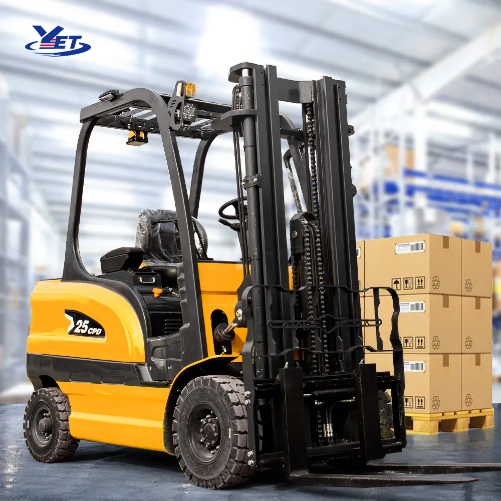 4 roda 1.5 ton 2 ton 3 ton palet elektrik semua medan truk forklift baterai mini