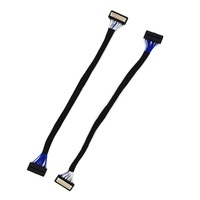 Câble LVDS TFT 31 broches DF9 mâle vers 31 broches DF9 femelle, faisceau de connecteurs haute densité carte-à-carte pour écran LCD