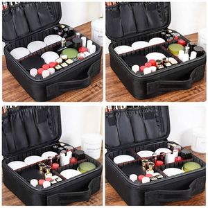 Muestra gratuita, bolsa de maquillaje impermeable personalizada, muy vendida, bolsa de maquillaje profesional portátil para artistas de belleza, agencia de viajes - Product Image 5