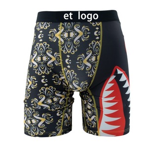 ET**KA <span class=keywords><strong>Boxer</strong></span> Casual da <span class=keywords><strong>Uomo</strong></span> Traspiranti 100% Poliestere Pantaloncini <span class=keywords><strong>Sportivi</strong></span> Stampati Mutande Fantasia Trendy Opzioni di Colori Assortiti - Product Image 3